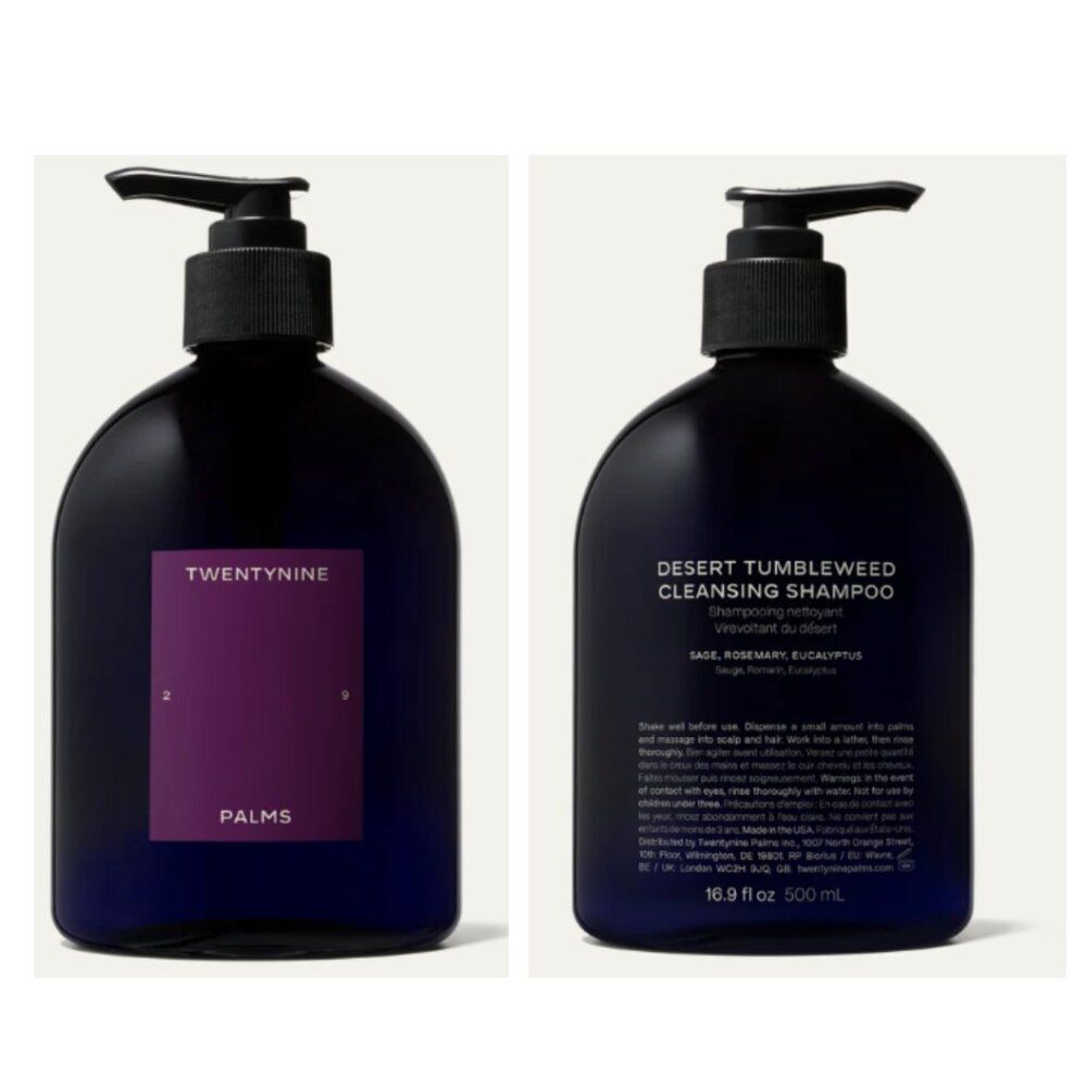 NIB - Twentynine Palms Desert Tumbleweed Cleansing Shampoo (16.9 fl.oz, 500 mL)